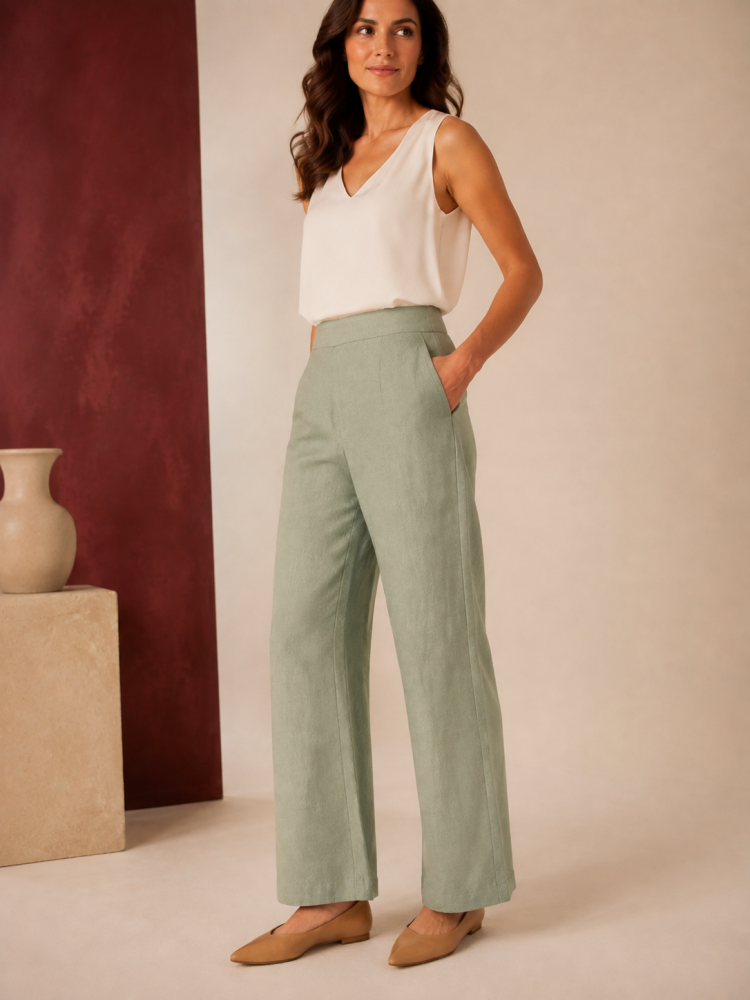 Льняные брюки Aline — фото 2
